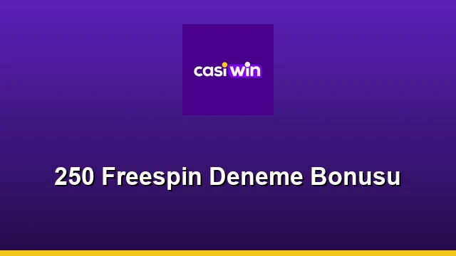 250 Freespin deneme