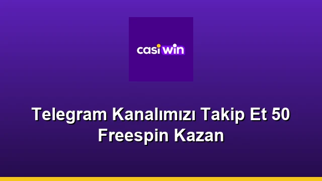 Telegram Kanalımızı Takip Et 50 Freespin Kazan