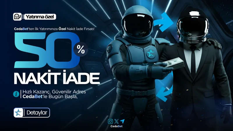 İlk Yatırımınıza Özel %50 Nakit İade Fırsatı!