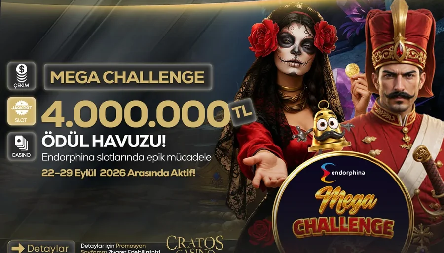 Cratoscasino Endorphina Mega Challenge Turnuvası