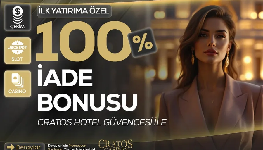 Cratoscasino Legendary %100 Çevrimsiz İade İlk Yatırım Bonusu