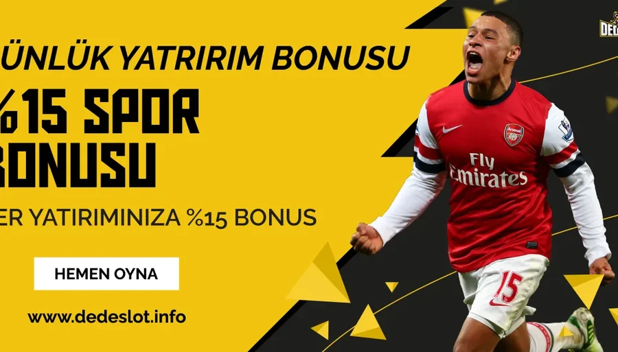%15 Spor Yatırım Bonusu
