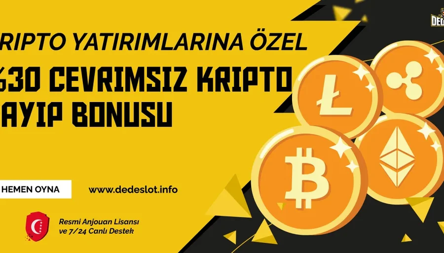 %30 Çevrimsiz Kripto Kayıp Bonusu!