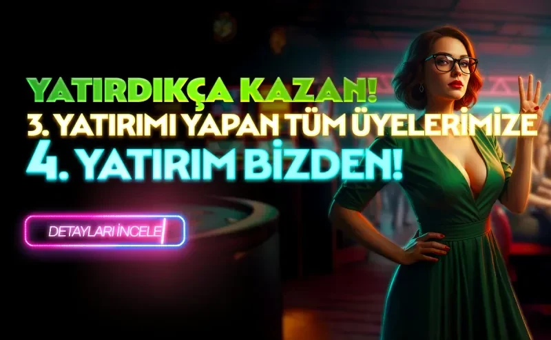 3 YATIRIM YAP ! 4. YATIRIMIN BİZDEN HEDİYE