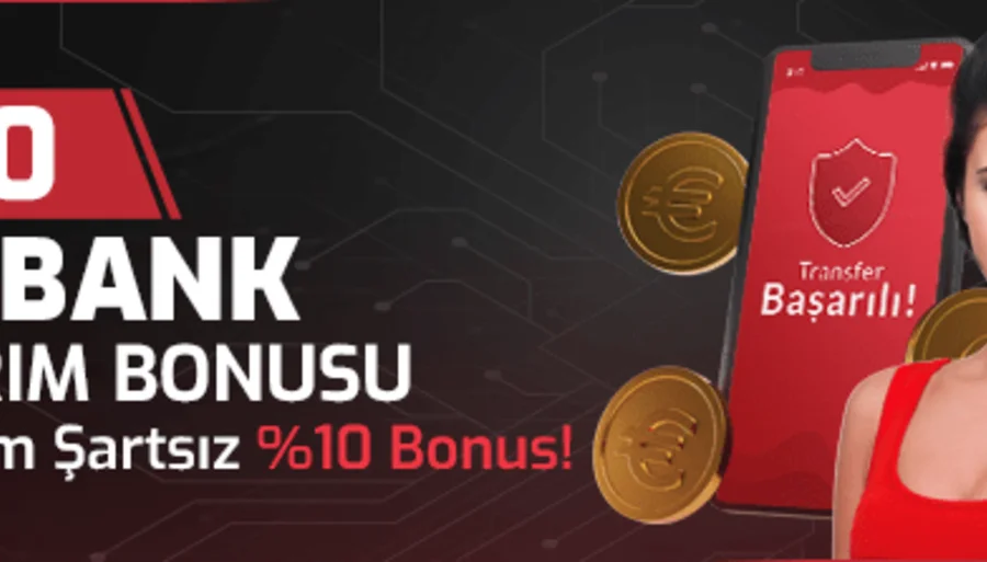 %10 Çevrim Şartsız Cepbank Yatırım Bonusu