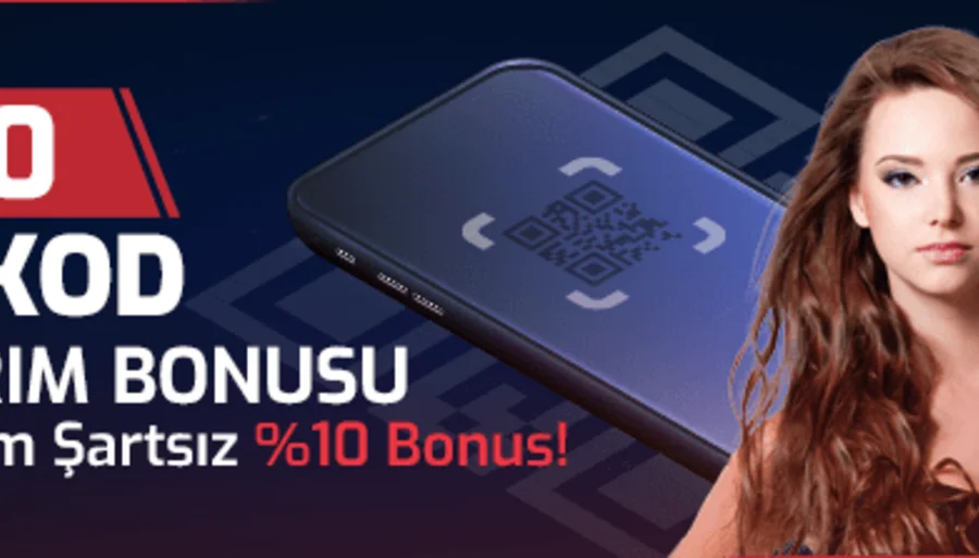 %10 Çevrim Şartsız QR Karekod Bonusu