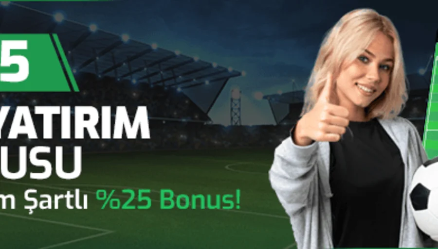 Dinamobet %25 Çevrim Şartlı İlk Yatırım Bonusu