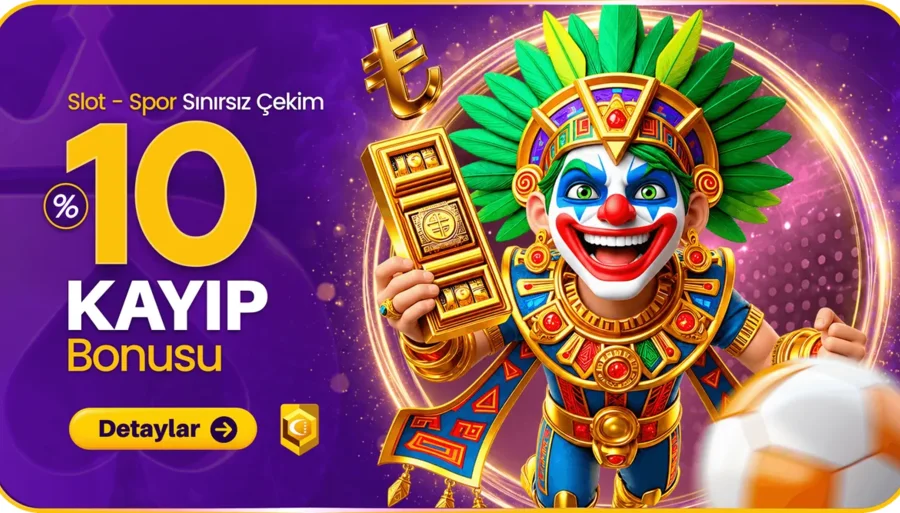 %10 Sınırsız Çekim Kayıp Bonusu