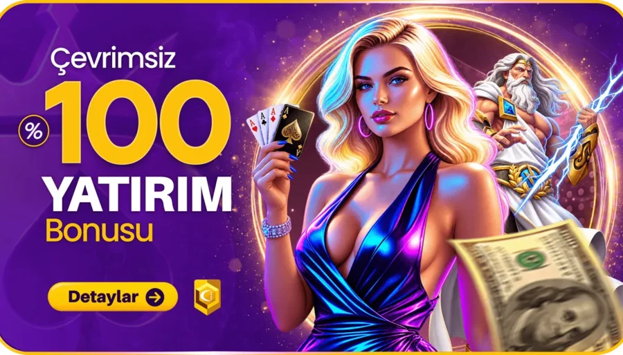 %100 Çevrimsiz Yatırım Bonusu