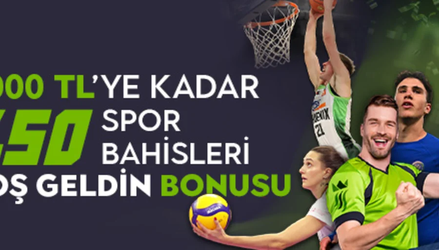 %50 - 1.000 TL Spor Hoş Geldin Bonusu
