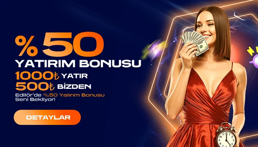 %50 Yatırım Bonusu