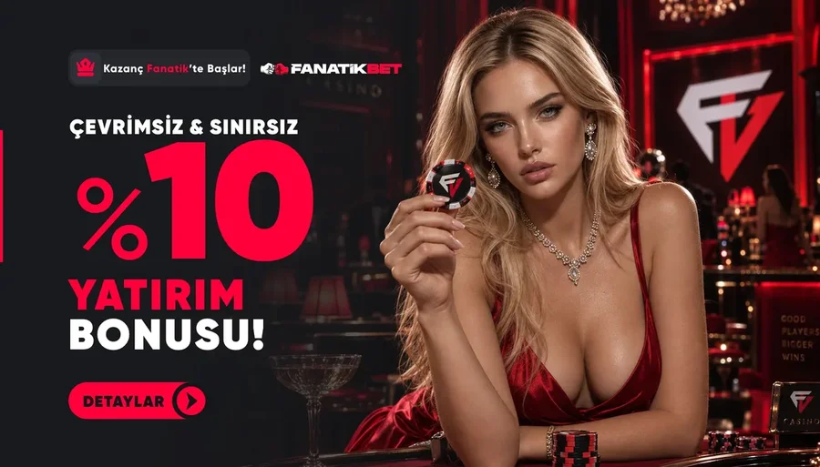 %10 Çevrimsiz ve Sınırsız Yatırım Bonusu