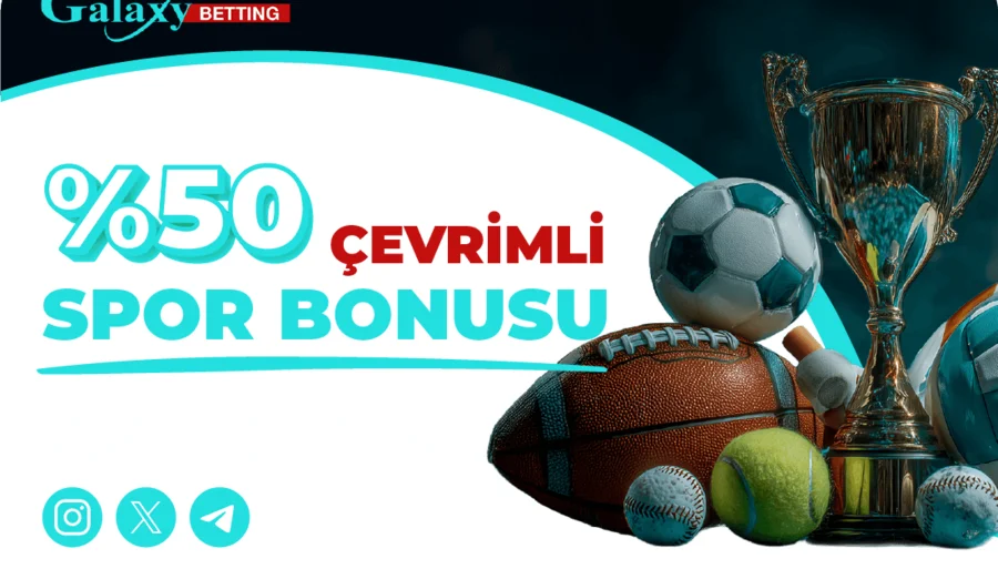 %50 Kolay Çevrimli Spor Bonusu