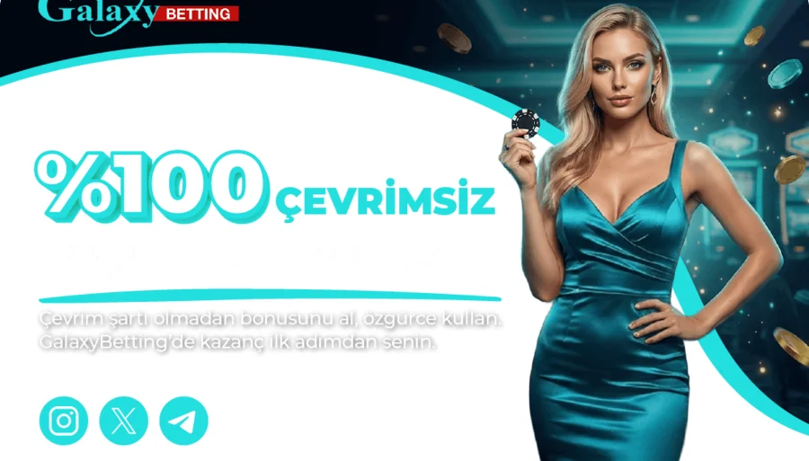 Yeni Üyelere Özel %100 Çevrimsiz Hoşgeldin Bonusu