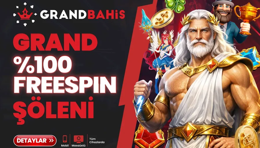 GRAND %100 FREESPİN ŞÖLENİ!