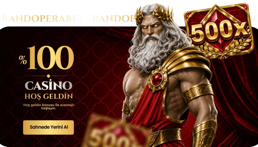Grandoperabet %100 Casino Hoş Geldin Bonusu