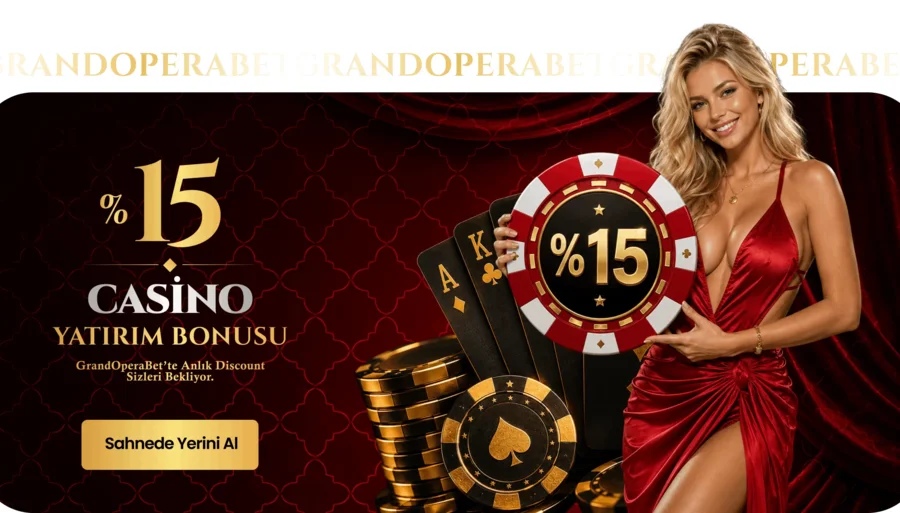 %15 Sınırsız Casino Yatırım Bonusu