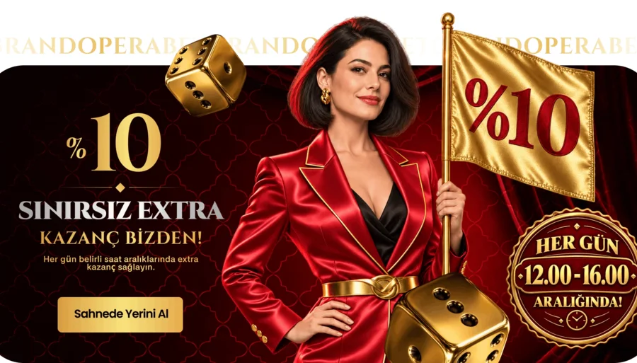 Her Gün Sınırsız %10 Nakit Bonus!