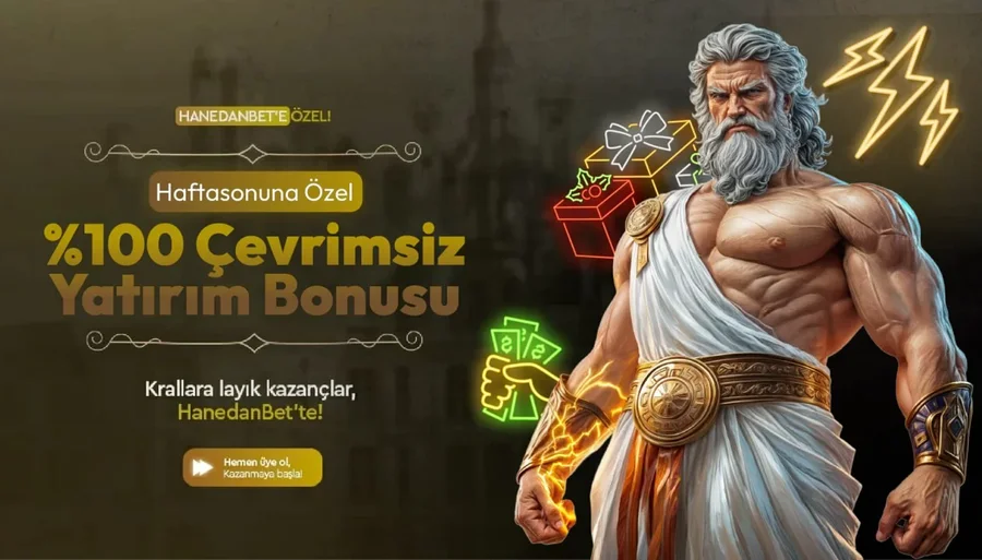 %100 Çevrimsiz Hafta Sonuna Özel Yatırım Bonusu
