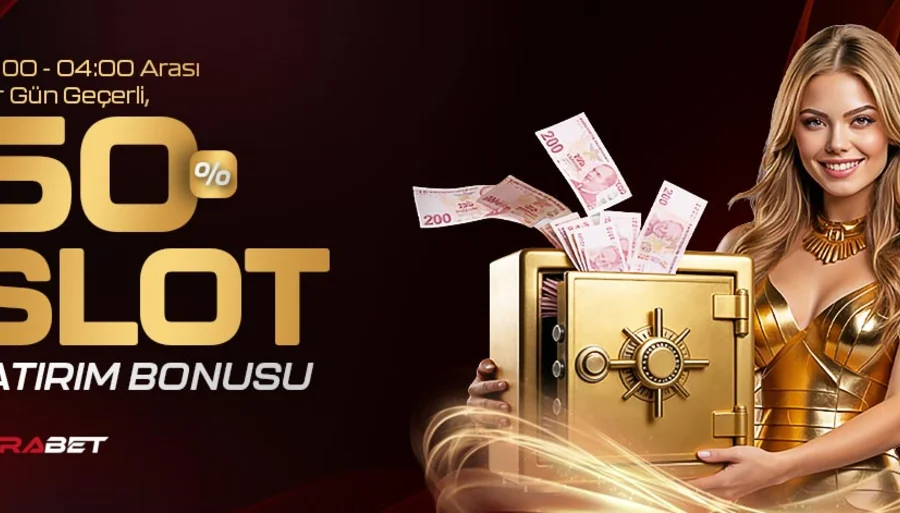 Herabet %50 Slot Yatırım Bonusu
