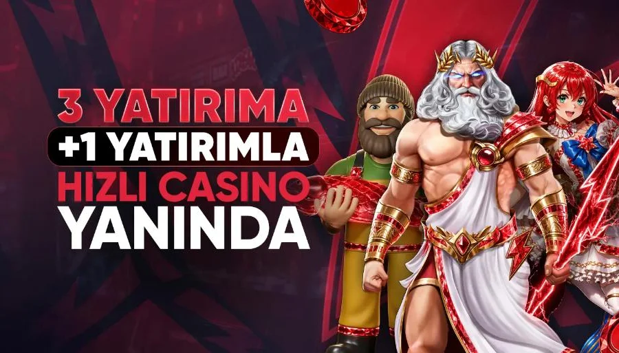 3+1 Slot Bonusu: 3 Yatırımına +1 Yatırım