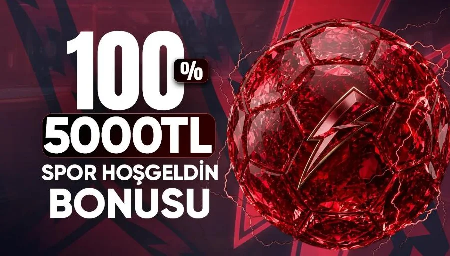 %100 5.000₺ Spor Hoşgeldin Bonusu