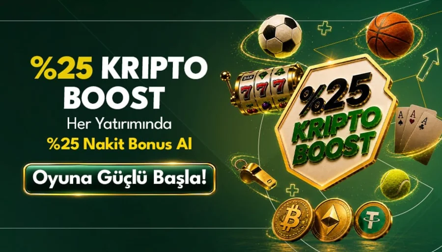 %25 Kripto Boost Casino
