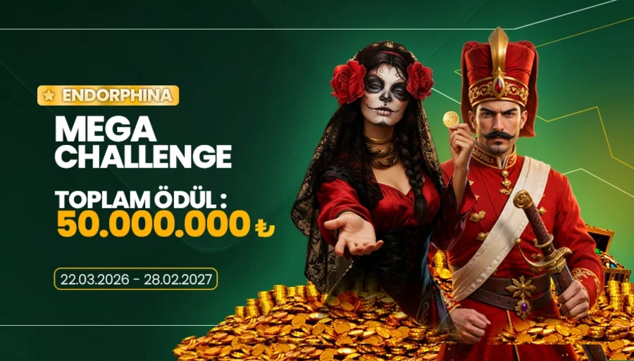 Endorphina Mega Challenge - 50.000.000 TL
