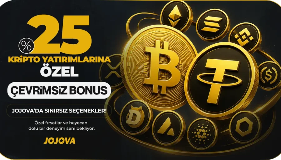 %25 Kripto Yatırımlara Özel Çevrimsiz Bonus