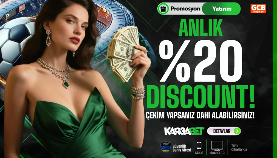Kargabet Anlık %20 Discount