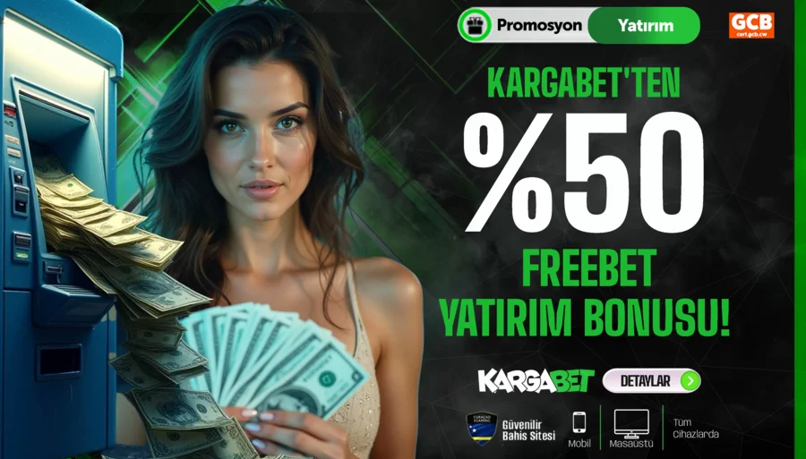 Kargabet'ten %50 Freebet Yatırım Bonusu