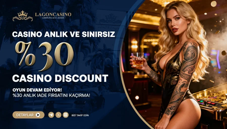 %30 Casino Anlık ve Sınırsız Discount