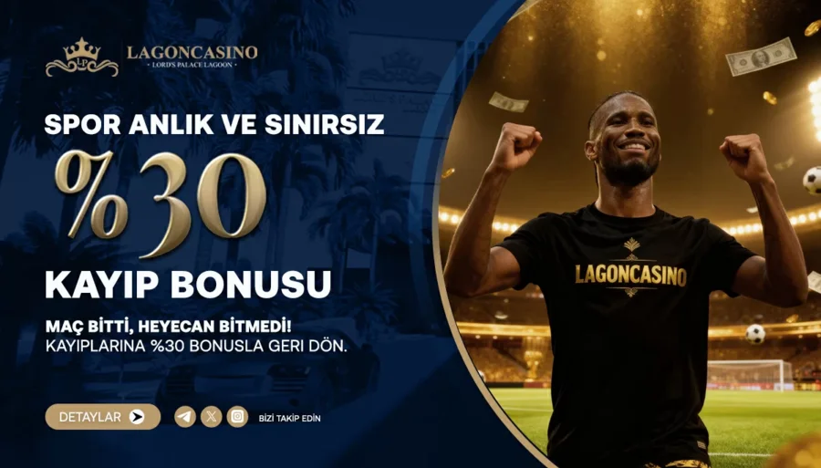 %30 Spor Anlık ve Sınırsız Kayıp Bonusu