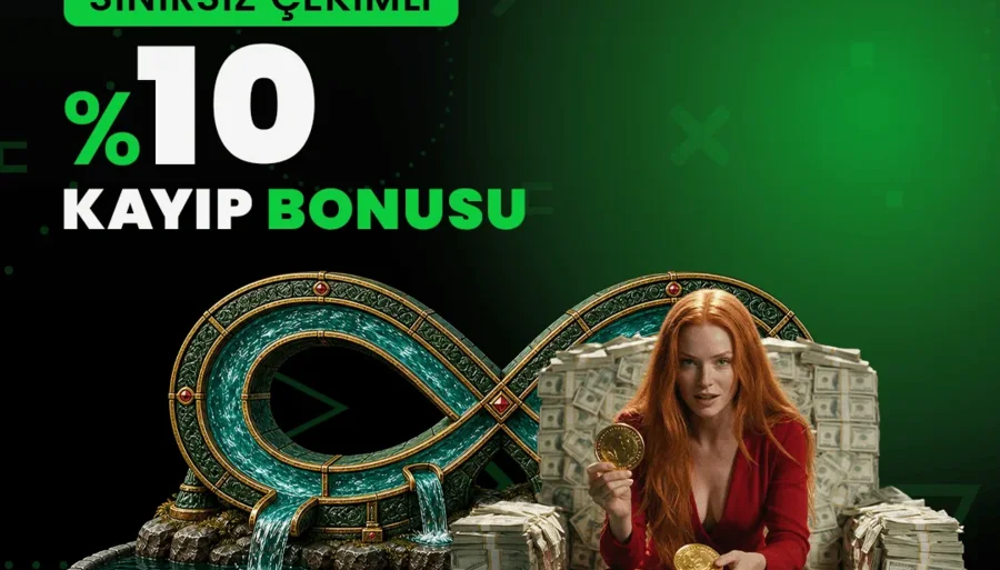 % 10 Kazanç Sınırsız Kayıp Bonusu