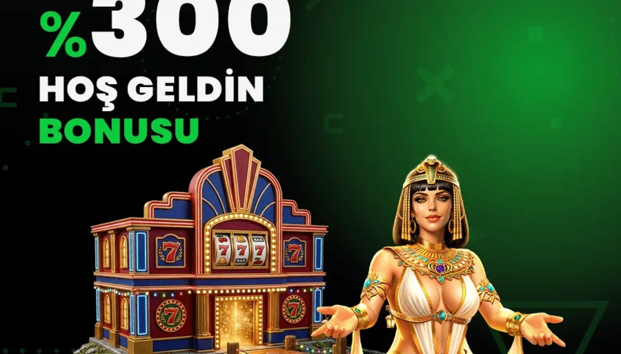 % 300 Hoş Geldin Casino Bonusu