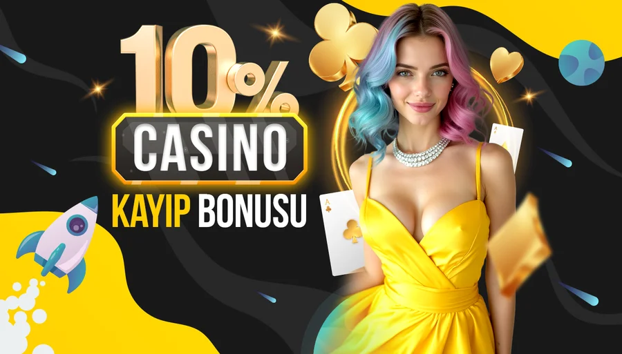 Tüm Canlı Casino ve Casino Oyunları için %10 Günlük Çevrimsiz Kayıp Bonusu Kazanma Fırsatı