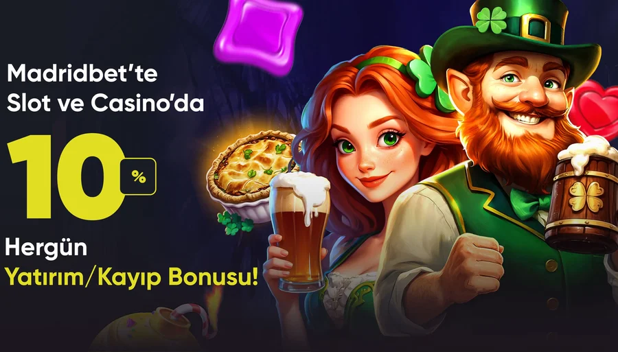Madridbet %10 Yatırım veya Kayıp Bonusu