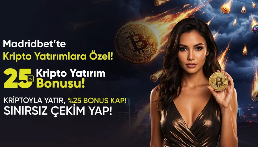 Madridbet %25 Kripto Yatırım Bonusu