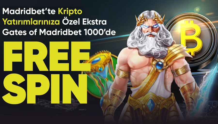 Madridbet Kripto Yatırıma Extra Freespin