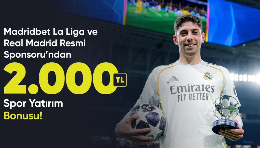Madridbet Spor İlk Yatırım Bonusu