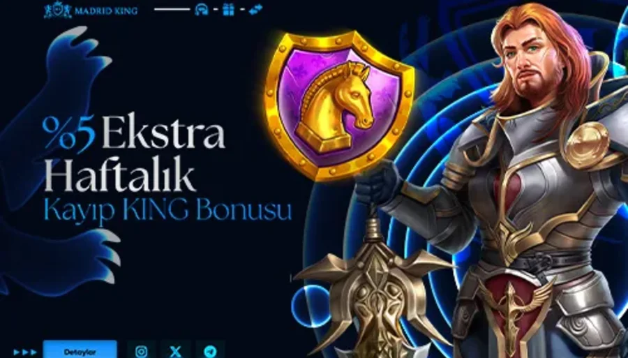 %5 Ekstra Haftalık Kayıp King Bonusu