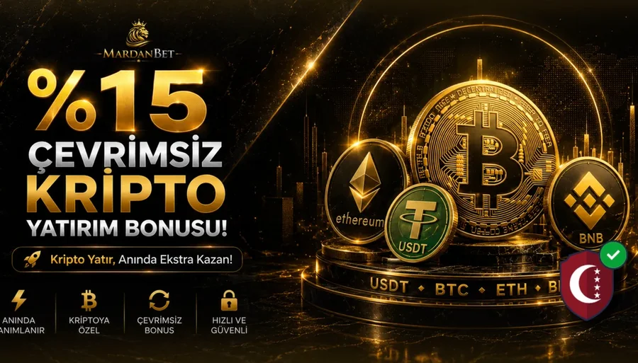 %15 ÇEVRİMSİZ KRİPTO BONUSU