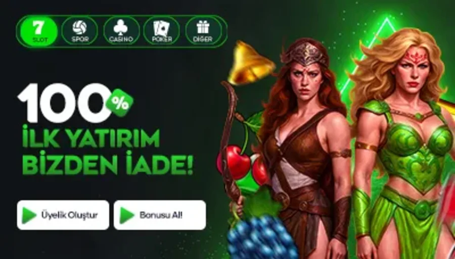 %100 İLK YATIRIM BİZDEN İADE!