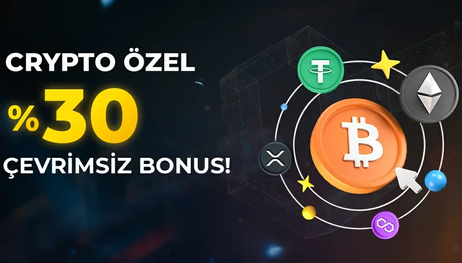 %30 Kripto Çevrimsiz Bonus