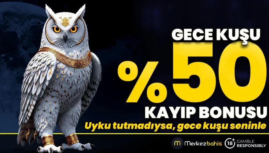 %50 Casino Gece Kuşu Bonusu