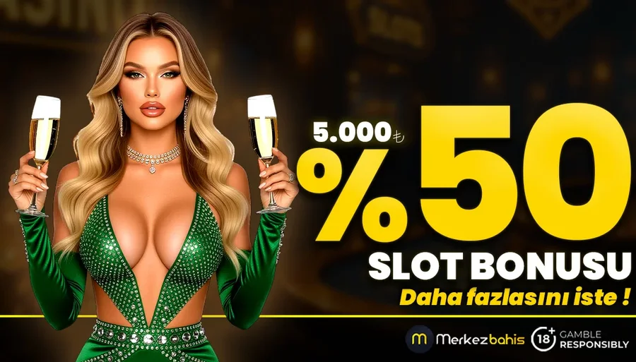 Merkezbahis %50 Slot Bonusu