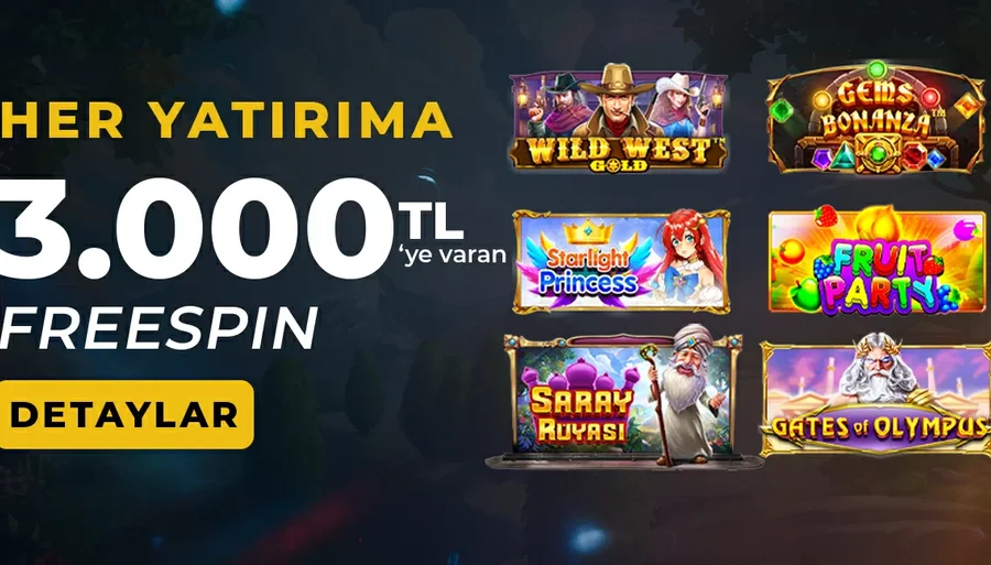 Her Yatırıma Hediye Freespin Promosyonu