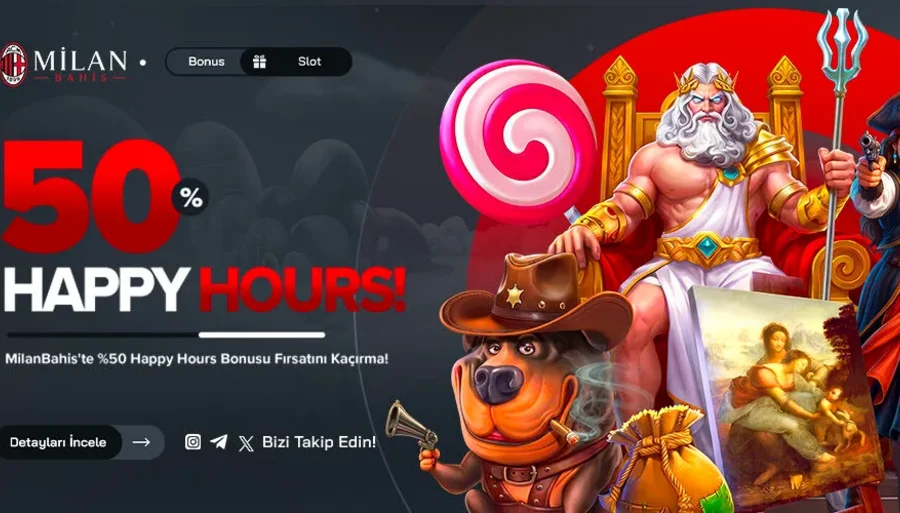 Salı Özel %50 Happy Hours