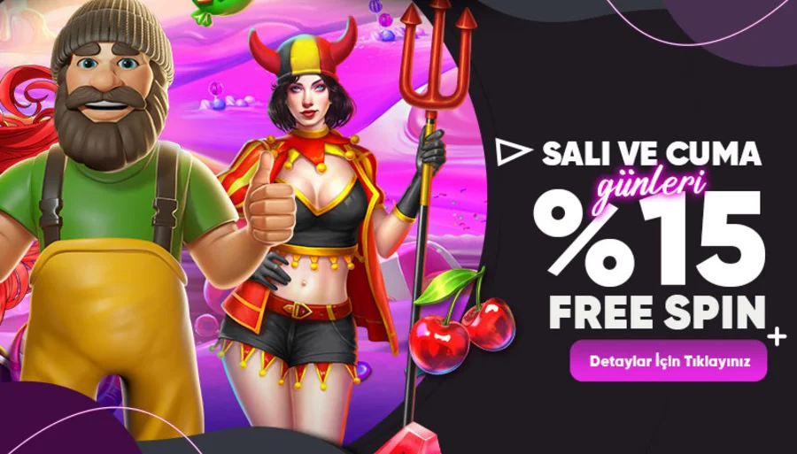 %15 Freespin Bonusu