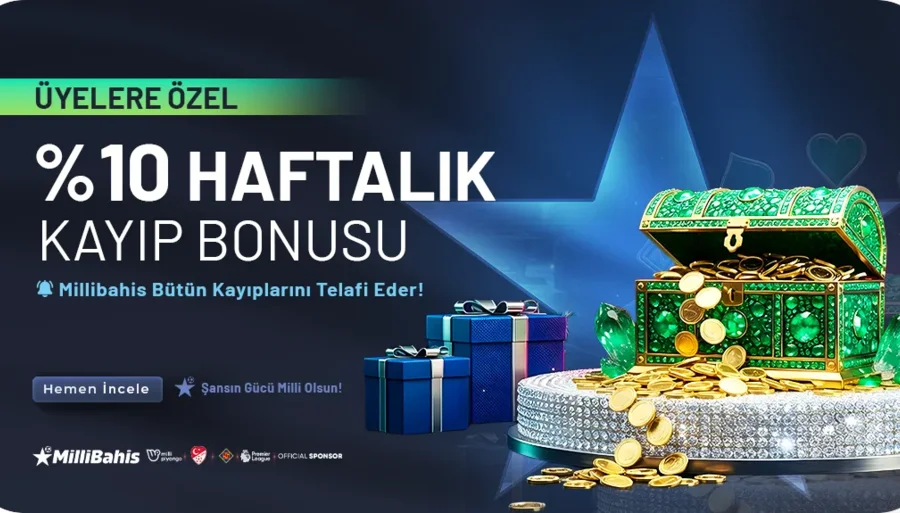 %10 Haftalık Kayıp Bonusu